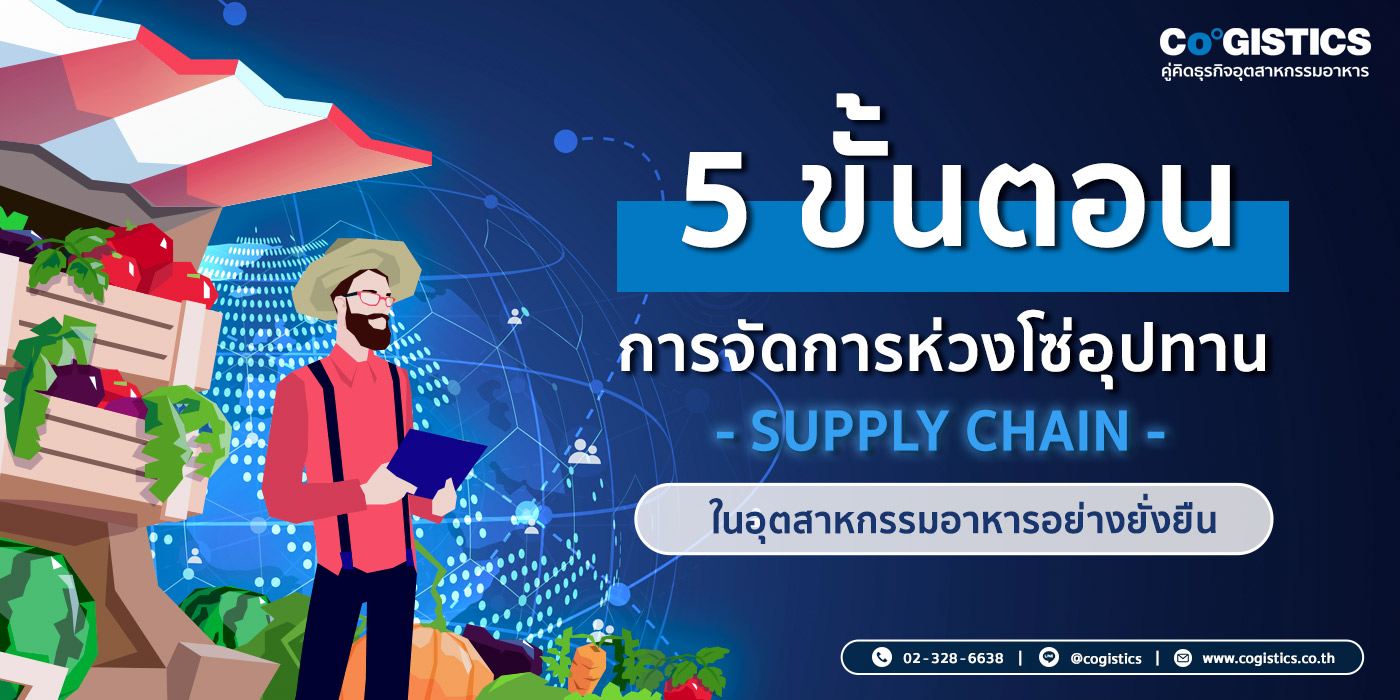 5 ขั้นตอน การจัดการห่วงโซ่อุปทาน (Supply Chain) ในอุตสาหกรรมอาหารอย่างยั่งยืน