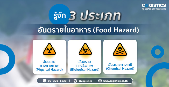 รู้จัก 3 ประเภทของอันตรายในอาหาร (Food Hazard)