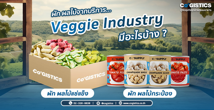 ผัก ผลไม้จากบริการ Veggie Industry มีอะไรบ้าง ?