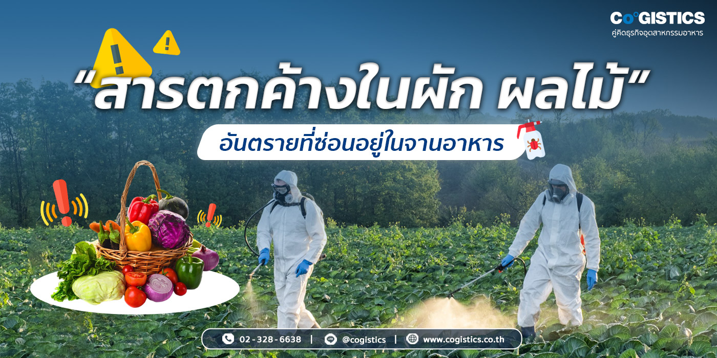 สารตกค้างในผัก ผลไม้ : อันตรายที่ซ่อนอยู่ในจานอาหาร