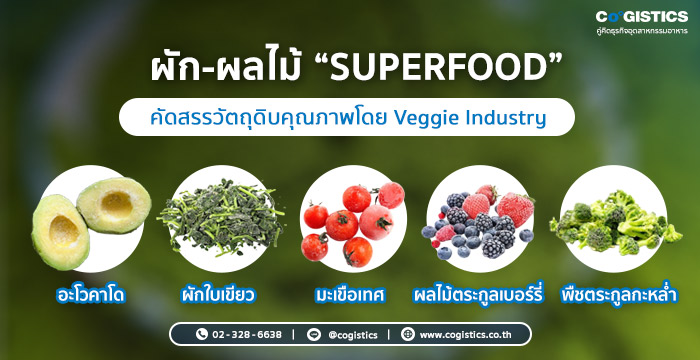 ผัก-ผลไม้ “Superfood” คัดสรรจากวัตถุดิบคุณภาพโดย Veggie Industry 