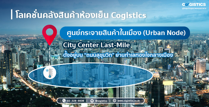 3. ศูนย์กระจายสินค้าในเมือง (Urban Node) – City Center Last-Mile