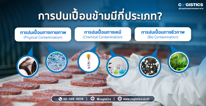 การปนเปื้อนข้ามมีกี่ประเภท?