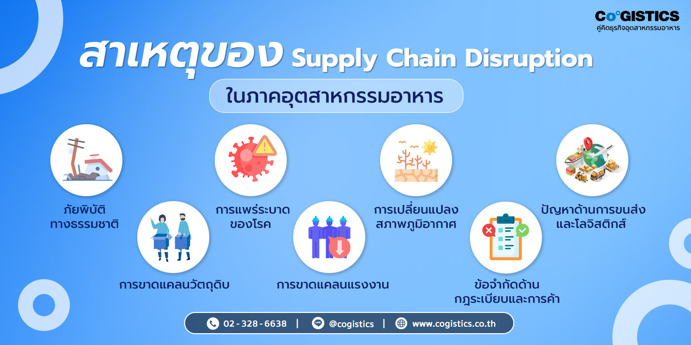 สาเหตุของ Supply Chain Disruption