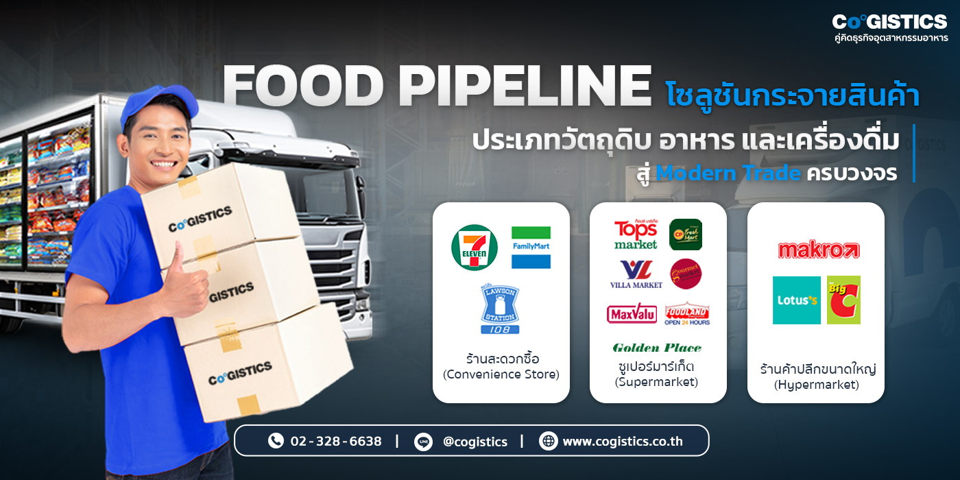 “Food Pipeline” โซลูชันกระจายสินค้าสู่ Modern Trade ครบวงจร