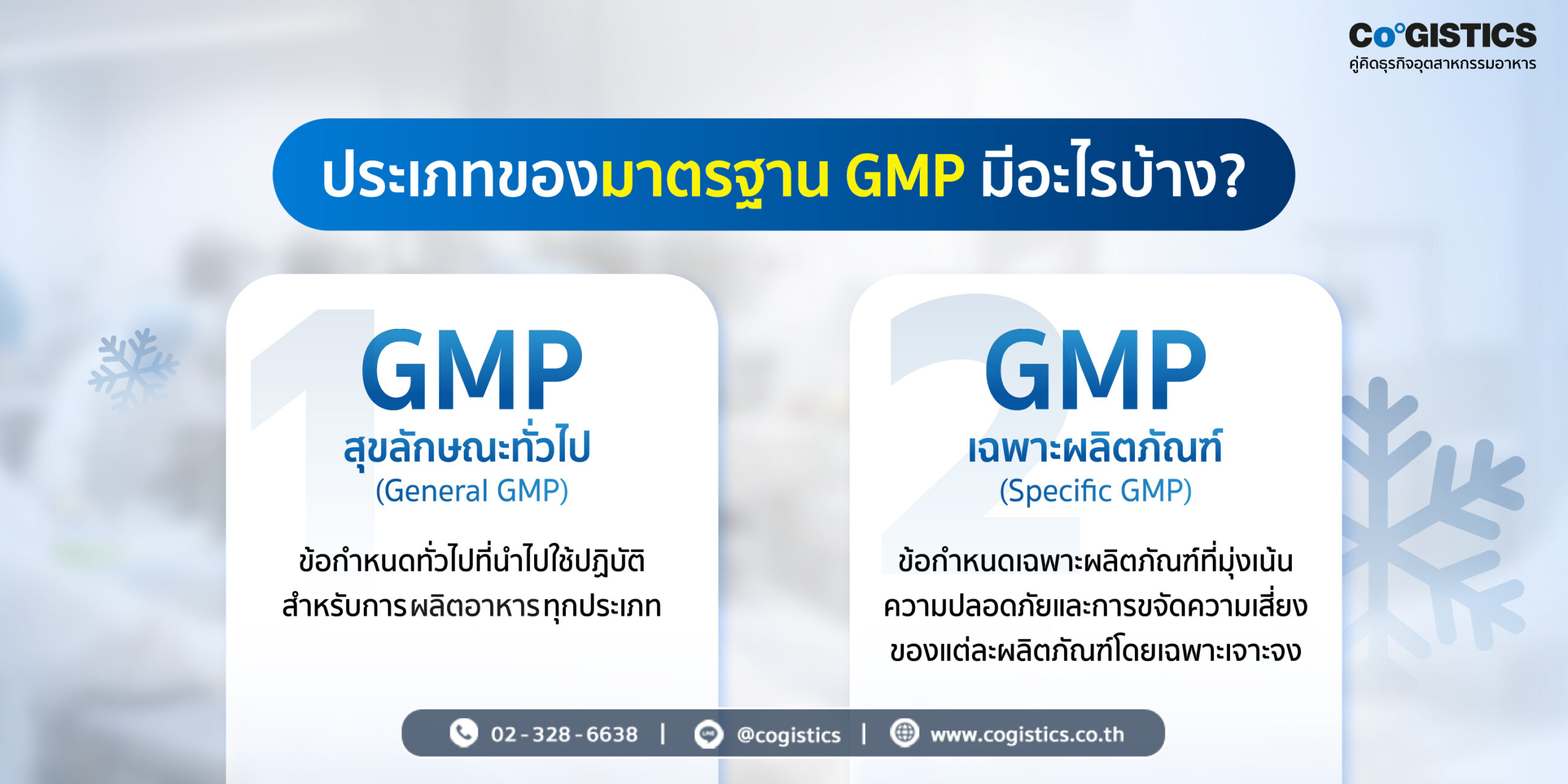 ประเภทของมาตรฐาน GMP มีอะไรบ้าง?