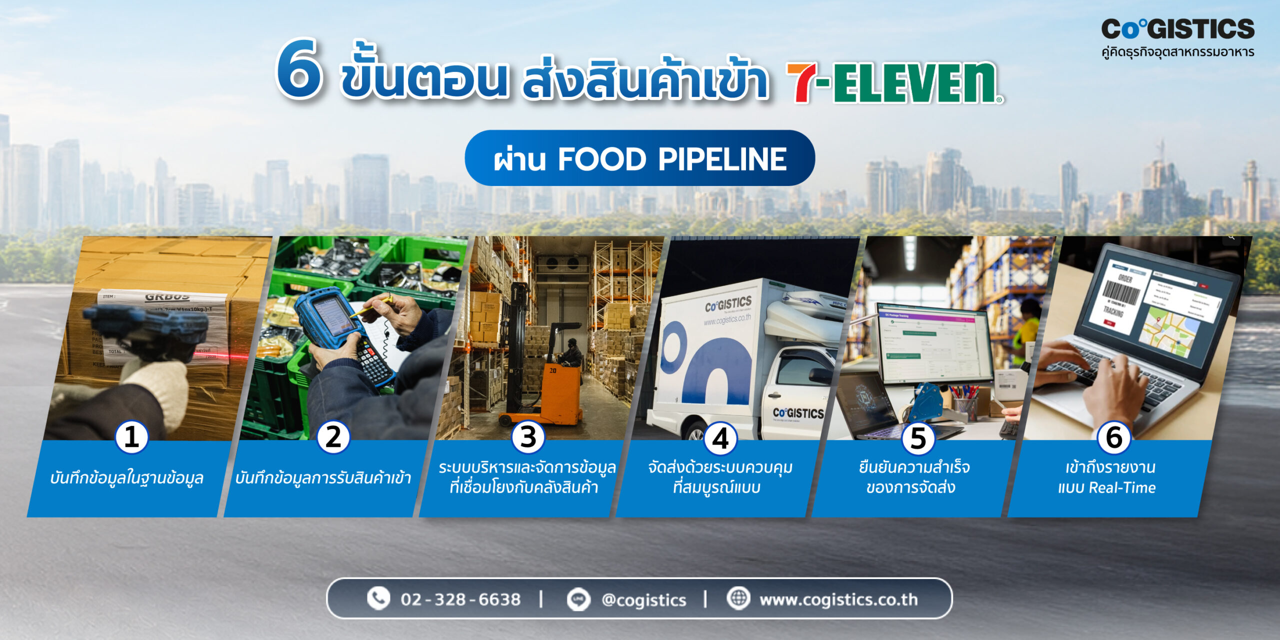 6 ขั้นตอนส่งสินค้าเข้า 7-11 ผ่าน Food Pipeline