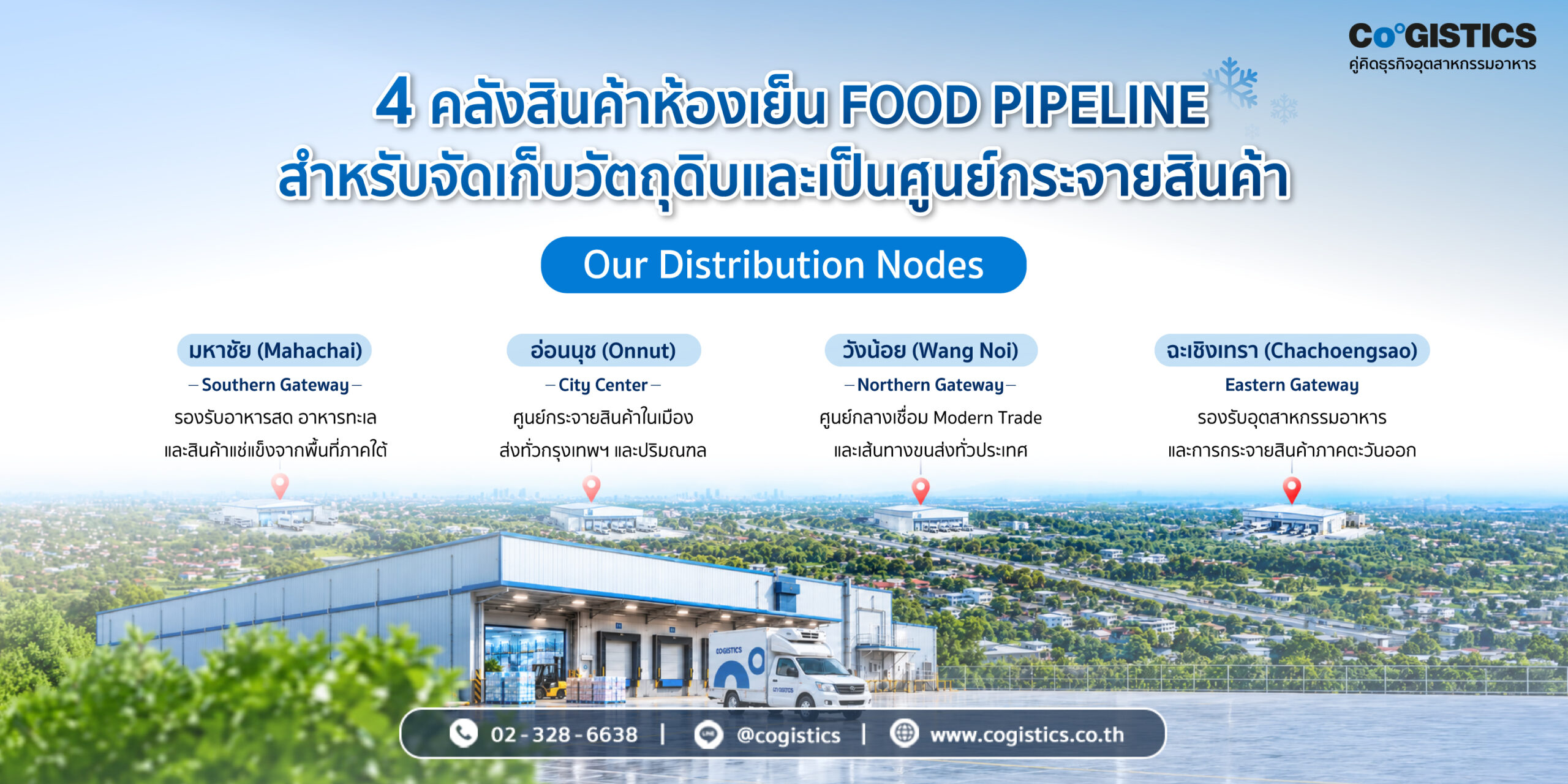 แนะนำ 4 คลังสินค้าห้องเย็น Food Pipeline สำหรับจัดเก็บวัตถุดิบ